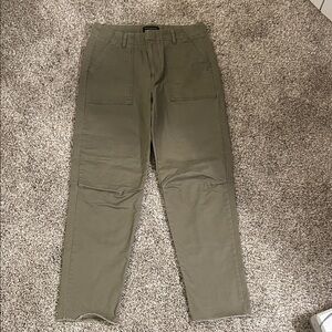 Banana Republic Women's Olive Straight Leg Pants